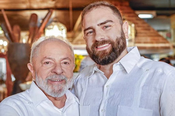 Lula e seu filho, Luís Cláudio