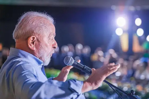 O presidente Lula (PT)