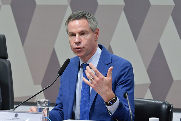 Michael Shellenberger, em pronunciamento na Comissão de Comunicação e Direito Digital (CCDD) do Senado
