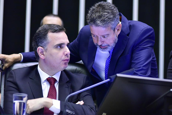 O presidente do Senado, Rodrigo Pacheco (PSD-MG), e o presidente da Câmara dos Deputados, Arthur Lira (PP-AL) O presidente do Senado, Rodrigo Pacheco (PSD-MG), e o presidente da Câmara dos Deputados, Arthur Lira (PP-AL)