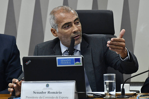 O senador Romário (PL-RJ)