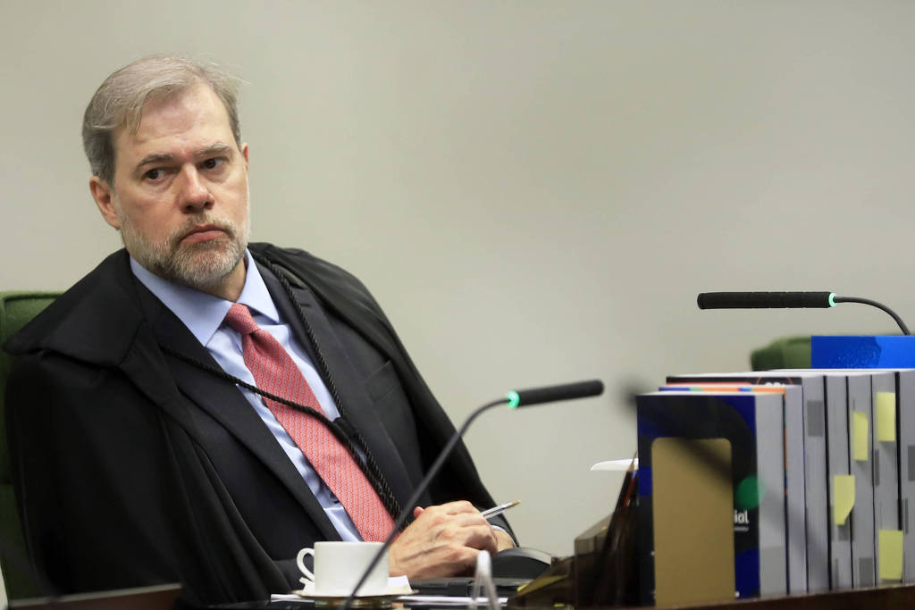 Ministro Dias Toffoli em sessão da 2ª Turma do STF