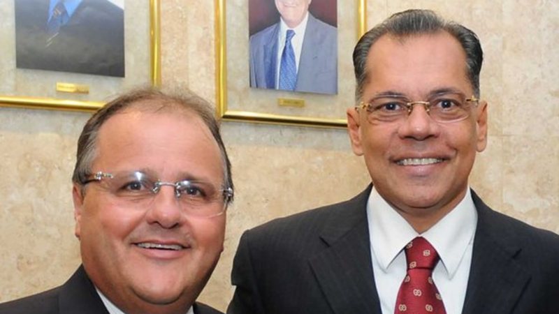 Geddel Vieira Lima e João Henrique na época em que eram aliados Geddel Vieira Lima e João Henrique na época em que eram aliados