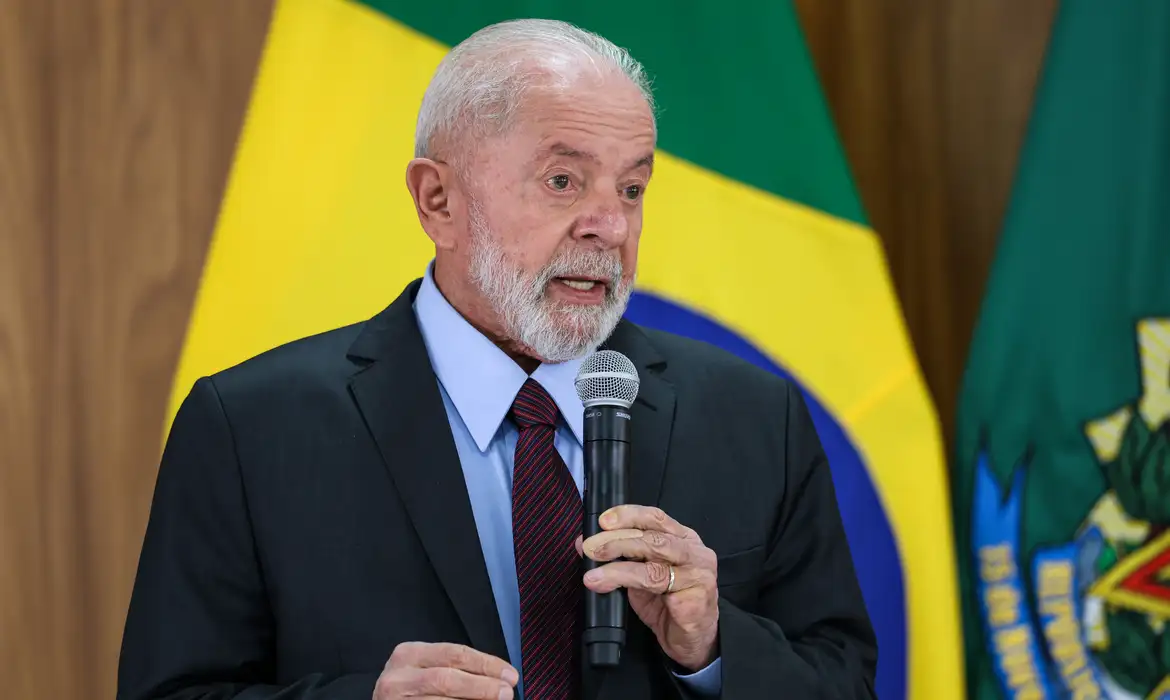 O presidente Luiz Inácio Lula da Silva