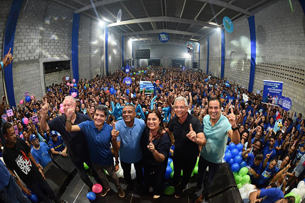 Lançamento da pré-candidatura de Del (União) a prefeito de Simões Filho
