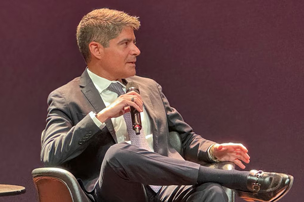 O vice-presidente do União Brasil, ACM Neto, conversou com um grupo de investidores nesta semana em São Paulo