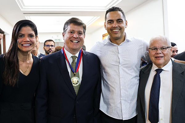 Larissa Moraes, Baleia Rossi, Dr. Eliseu Patrocínio Filho e Lúcio Vieira Lima