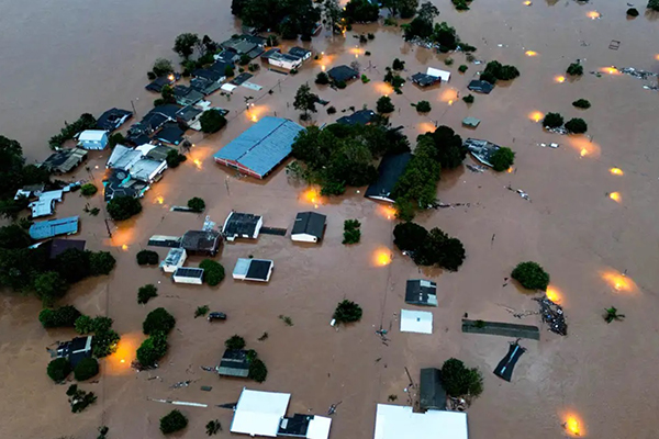 Enchente no Rio Grande do Sul