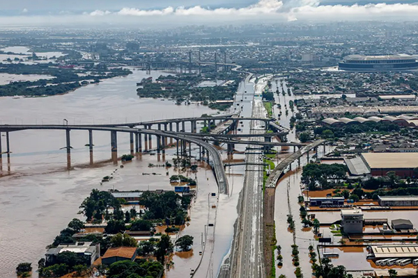 Porto Alegre embaixo d´água após chuvas de 2024