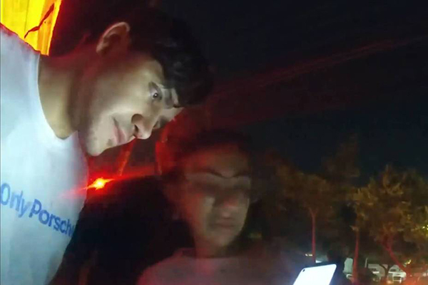 Fernando prestou esclarecimento para a polícia após o acidente que causou a morte do motorista de aplicativo Ornaldo Silva Viana Fernando prestou esclarecimento para a polícia após o acidente que causou a morte do motorista de aplicativo Ornaldo Silva Viana