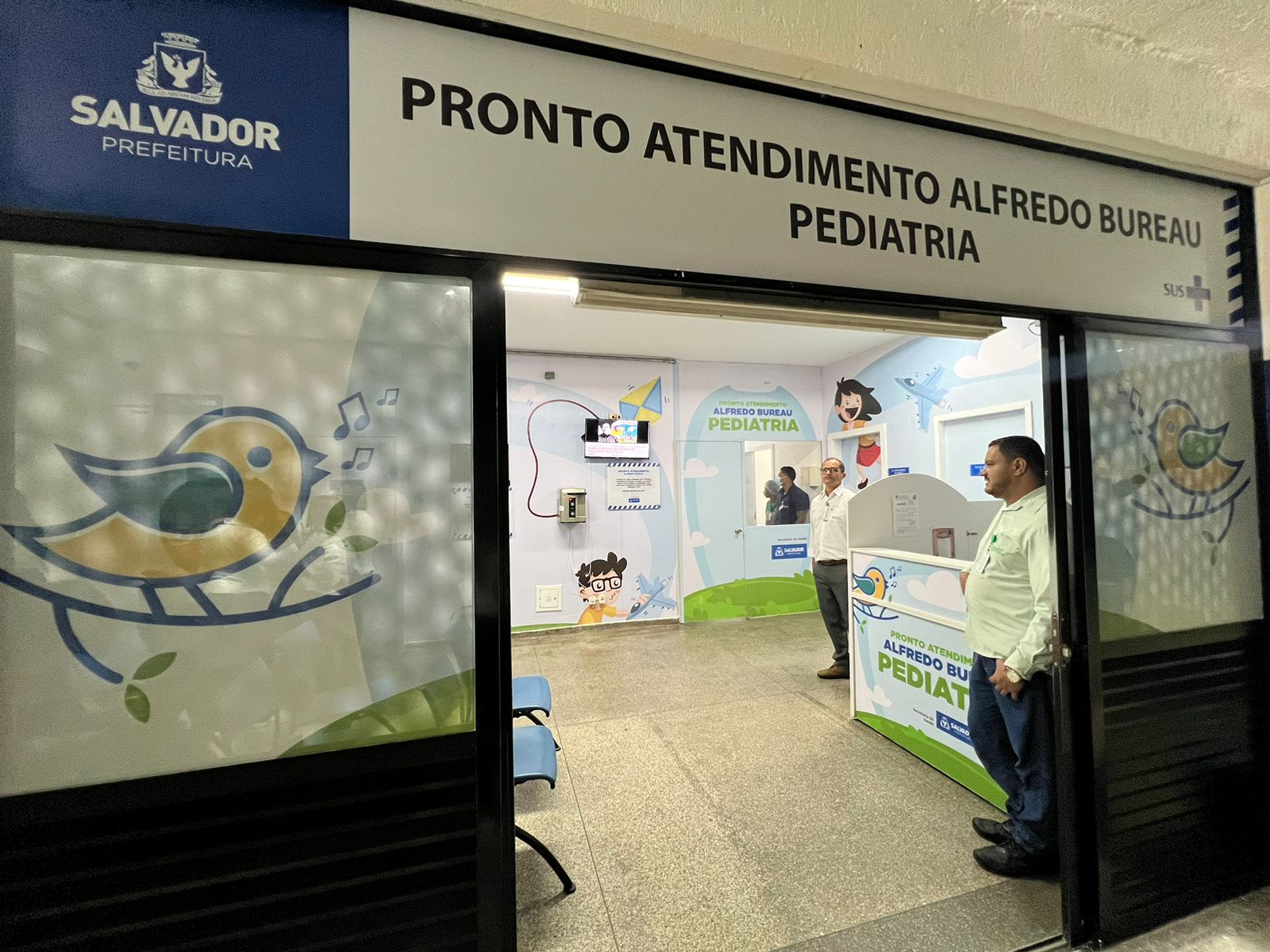 Unidade passou a contar com uma recepção e salas para atendimento exclusivamente para a pediatria.