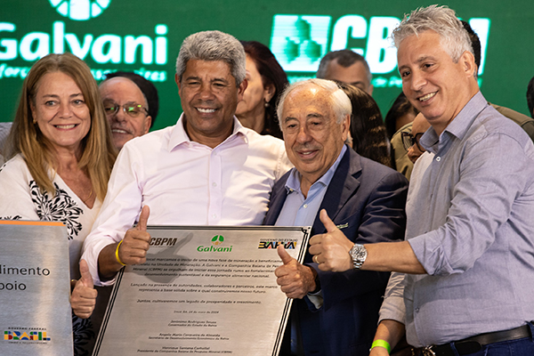 Lançamento da pedra fundamental do Projeto Irecê