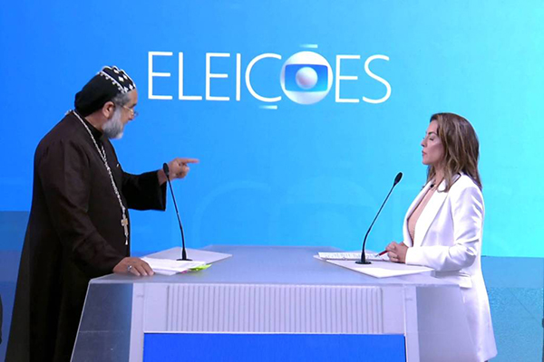 Debate entre os candidatos à Presidência da República na TV Globo, em setembro de 2022