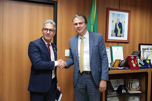 Romeu Zema e Camilo Santana