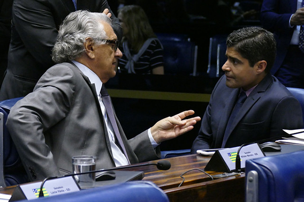 Ronaldo Caiado e ACM Neto