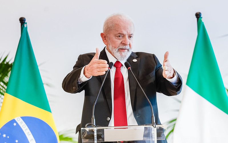 O presidente Lula no G7