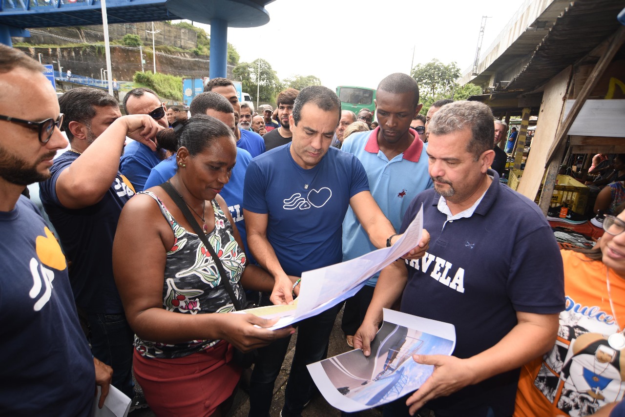 O prefeito Bruno Reis