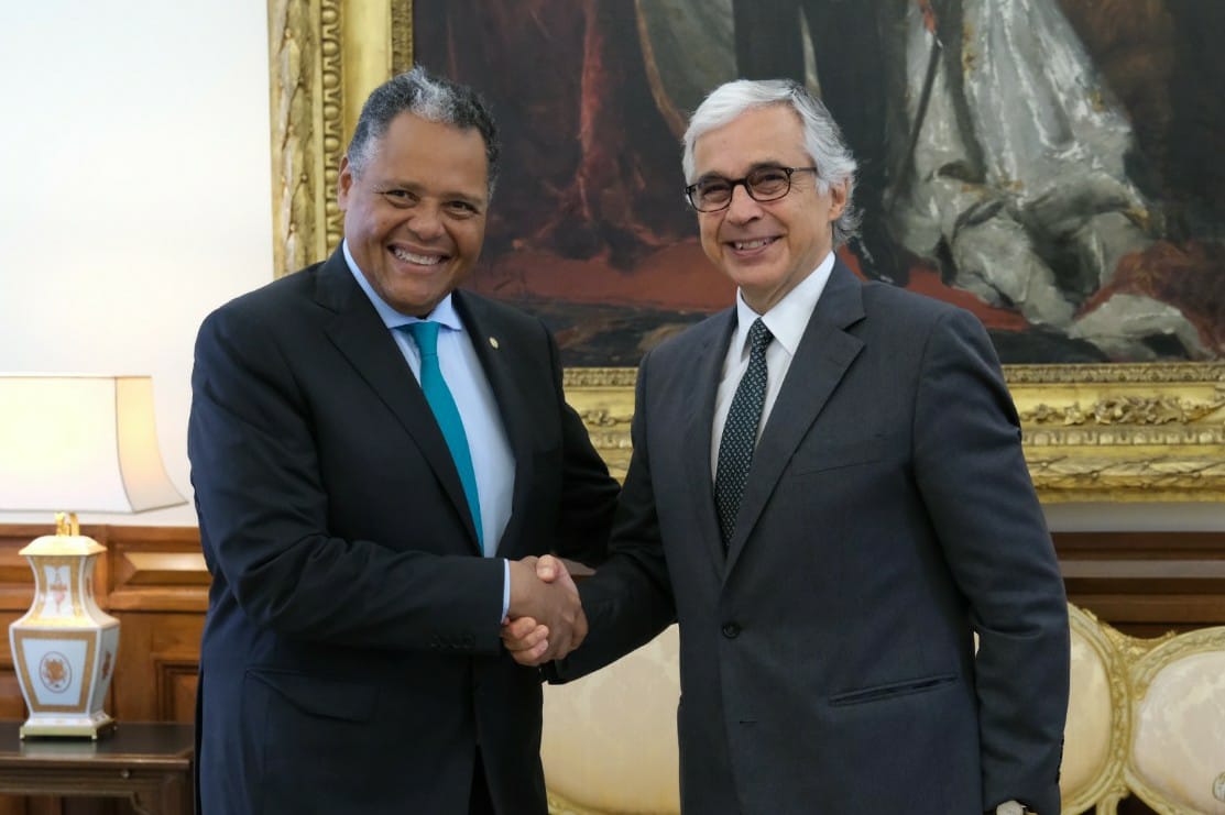 Deputado federal Antonio Brito (PSD/BA) e o presidente da Assembleia da República portuguesa, deputado José Pedro Aguiar-Branco
