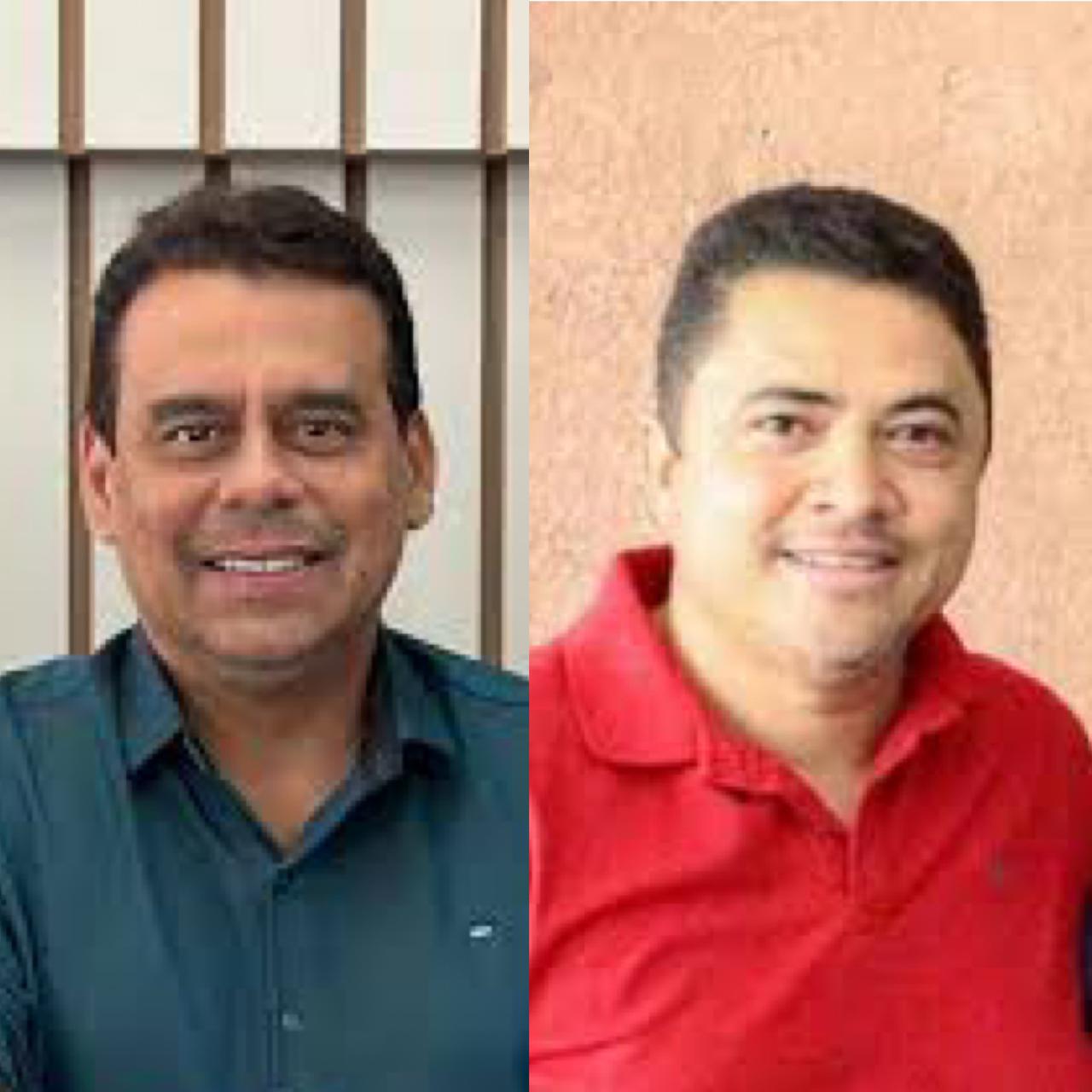 Mariano, líder nas intenções de voto, e o candidato do prefeito Maguila