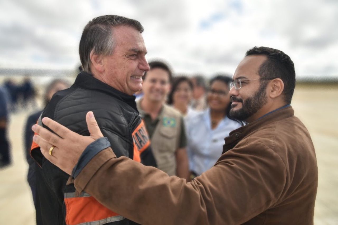 Jair Bolsonaro e Leandro de Jesus Jair Bolsonaro e Leandro de Jesus