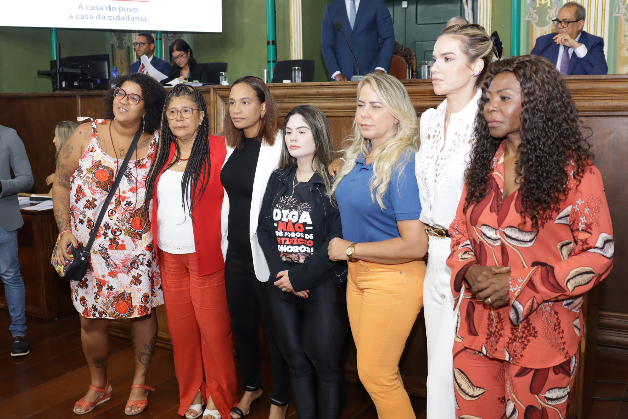 Vereadoras da Comissão de Defesa dos Direitos da Mulher