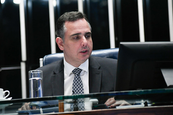 O presidente do Senado, Rodrigo Pacheco (PSD-MG)