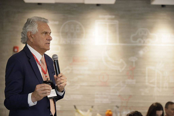 O governador de Goiás, Ronaldo Caiado (União)