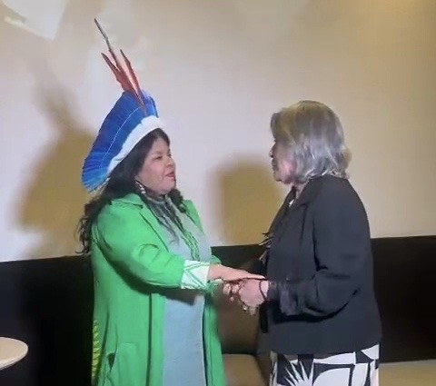 obra, intitulada "Homens de Barro", faz parte do projeto Cores da Terra, do qual Selma é cofundadora