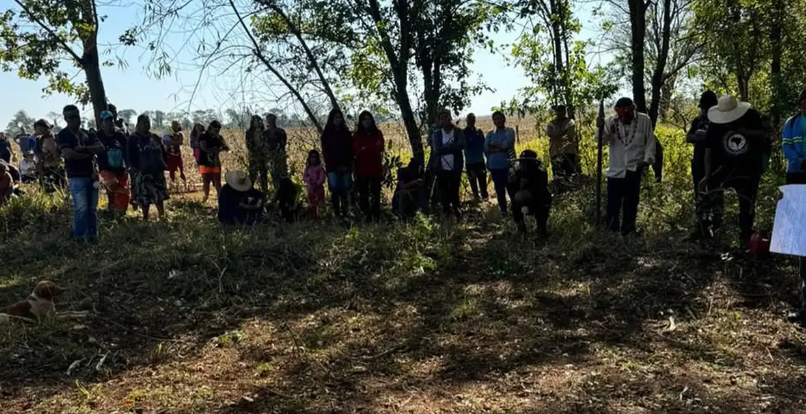 Grupo ocupa área de retomada localizada em Terra Roxa