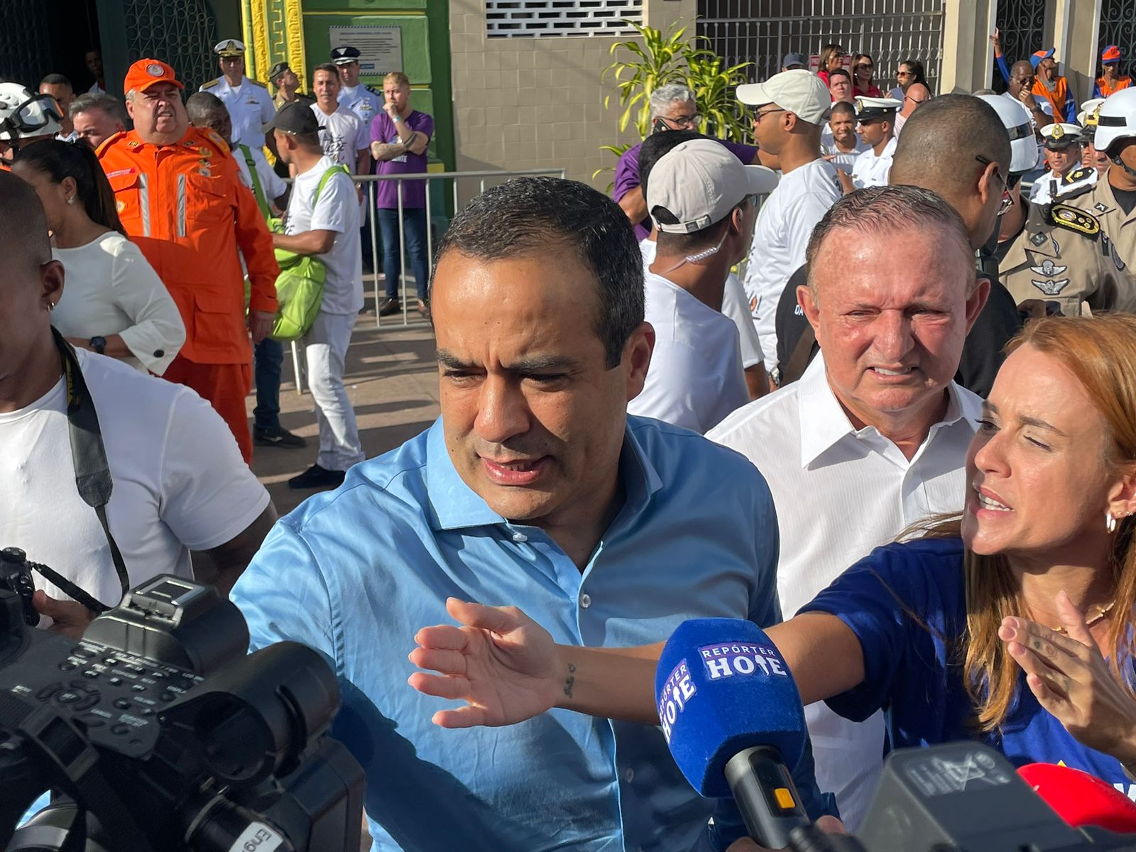 O prefeito Bruno Reis participa do 2 de Julho