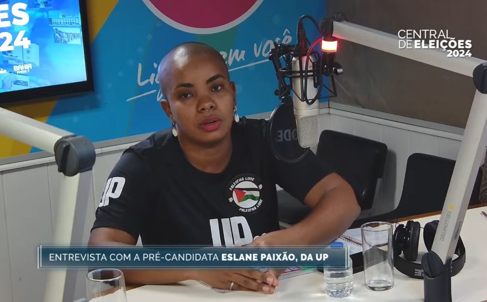 Pré-candidata à Prefeitura de Salvador pelo UP, Eslane Paixão