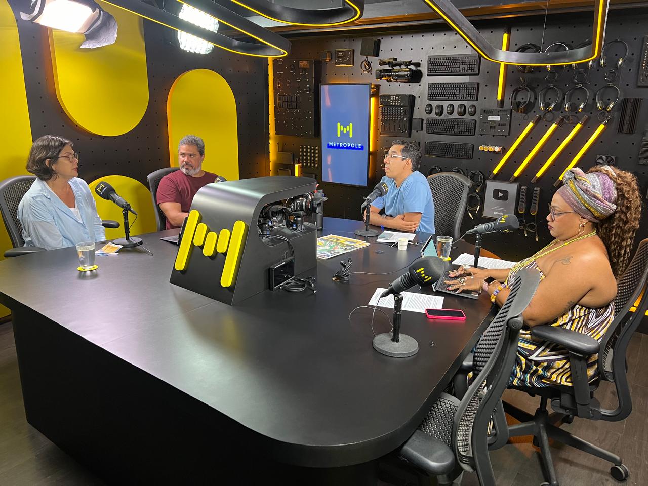 Mariana Oliveira concedeu entrevista à Rádio Metrópole Mariana Oliveira concedeu entrevista à Rádio Metrópole