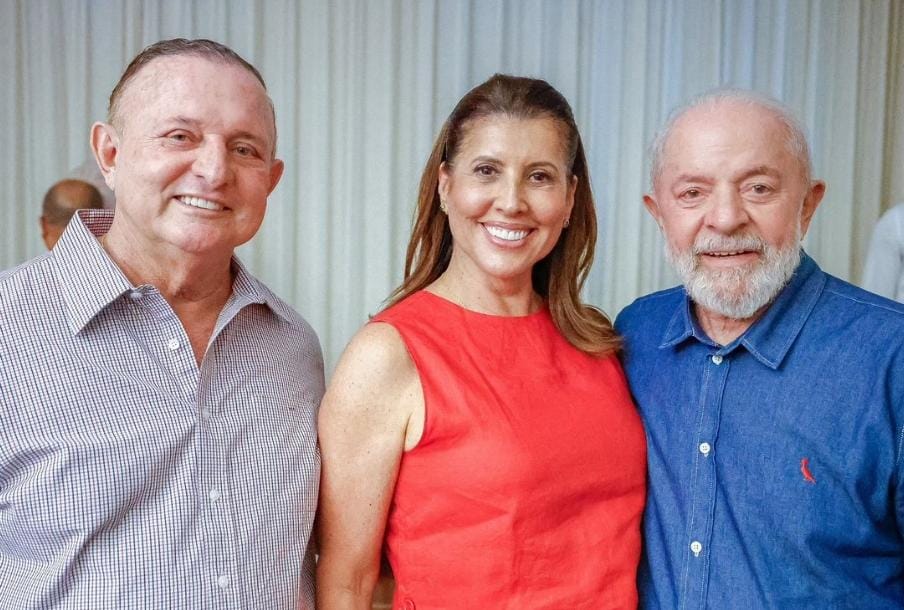 Adolfo Menezes (PSD), Denise Menezes (PSD) e o presidente Lula (PT)