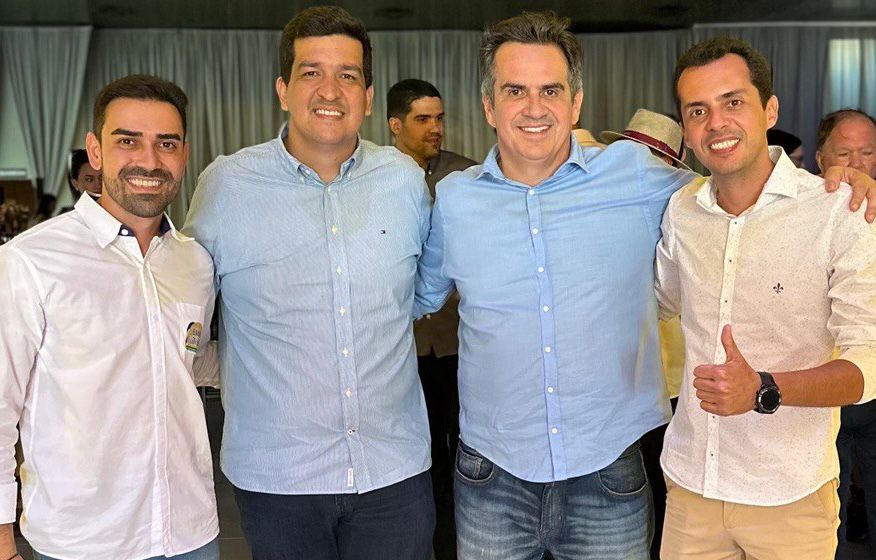 Candidatos com o presidente nacional do PP, Ciro Nogueira
