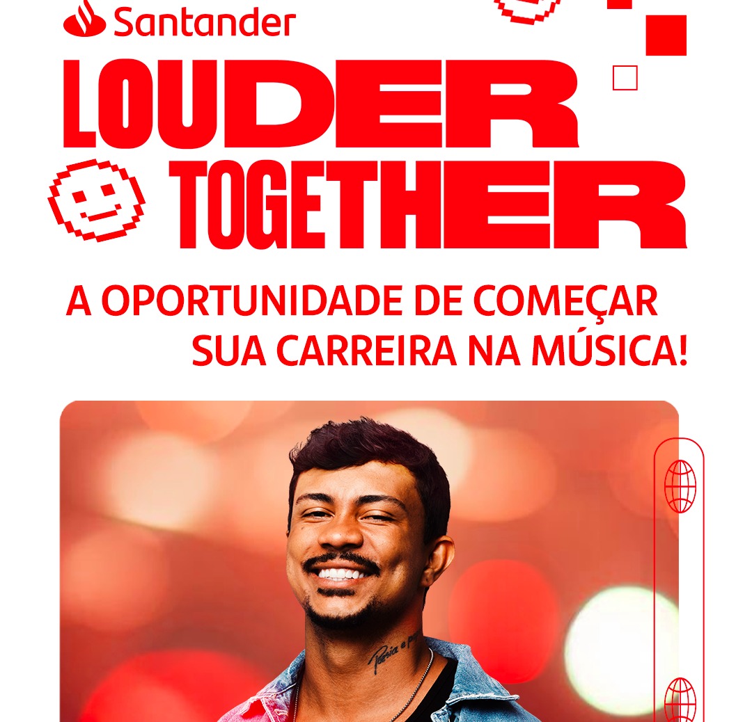 Músico baiano pode ser selecionado para compor a primeira banda internacional formada nas redes sociais do Santander Músico baiano pode ser selecionado para compor a primeira banda internacional formada nas redes sociais do Santander