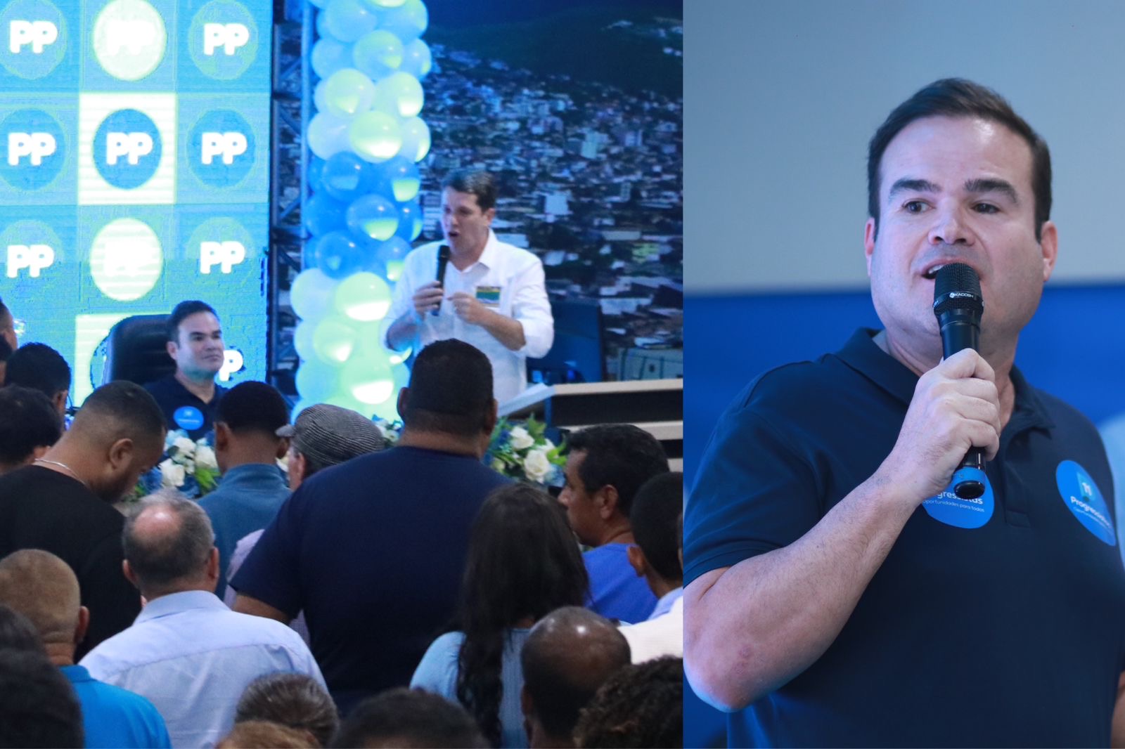 Cacá esteve presente na convenção do PP em Jequié Cacá esteve presente na convenção do PP em Jequié
