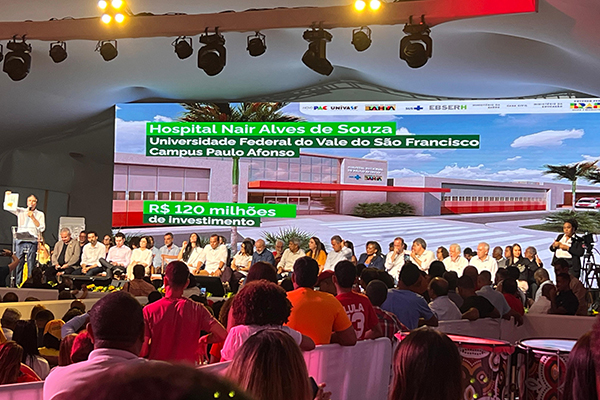 Anúncio ocorreu durante o evento realizado nesta segunda-feira (1º), na Arena Fonte Nova, em Salvador