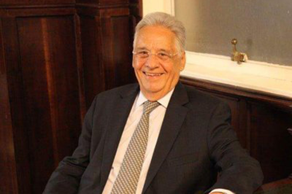 O ex-presidente Fernando Henrique Cardoso
