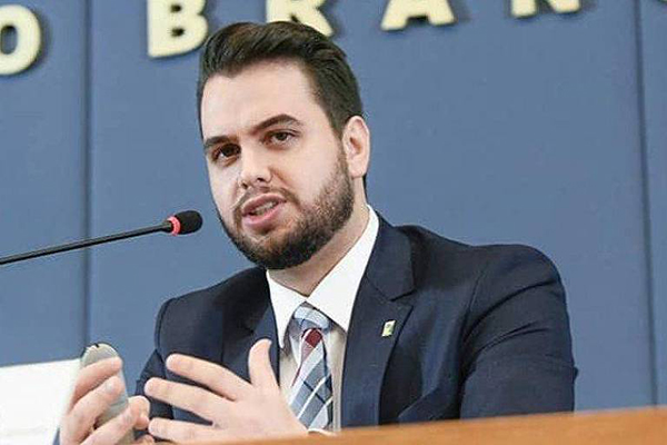 O ex-assessor de Assuntos Internacionais do governo Bolsonaro, Filipe Martins O ex-assessor de Assuntos Internacionais do governo Bolsonaro, Filipe Martins