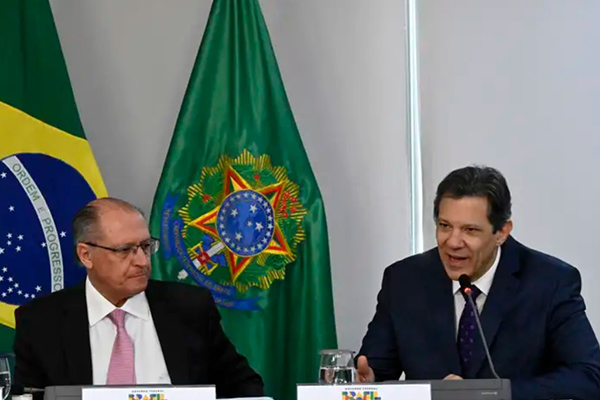 O vice-presidente Geraldo Alckmin e o ministro Fernando Haddad (Fazenda) O vice-presidente Geraldo Alckmin e o ministro Fernando Haddad (Fazenda)