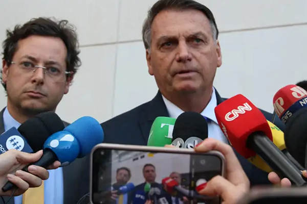 O ex-presidente Jair Bolsonaro