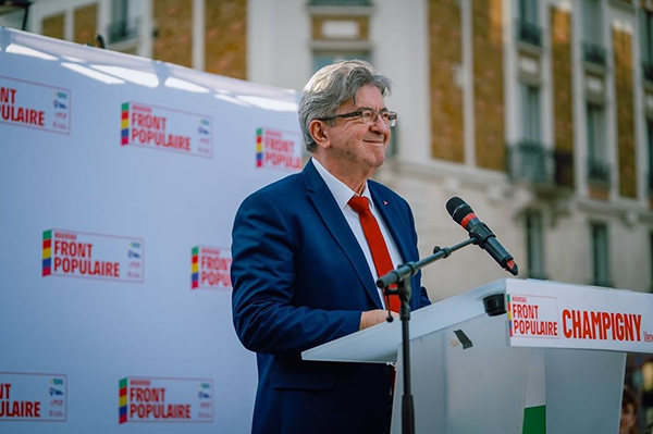 Jean-Luc Mélenchon, 72, líder do partido A França Insubmissa (LFI) Jean-Luc Mélenchon, 72, líder do partido A França Insubmissa (LFI)