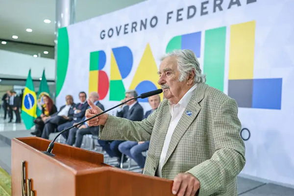 O ex-presidente do Uruguai José "Pepe" Mujica, 89