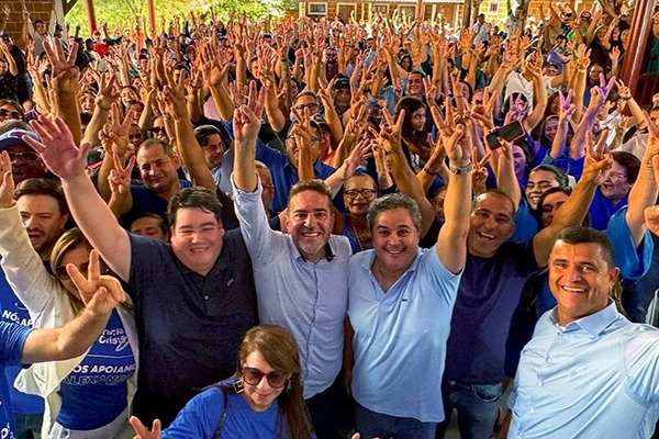 Ato político de lançamento da candidatura de Michel Alexandre (União Brasil) em Serra Branca (PB)