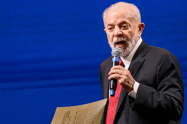 O presidente Lula (PT)