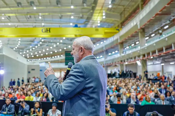 O presidente Lula (PT)