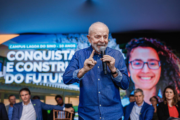 O presidente Lula