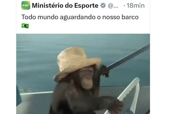 Post do Ministério do Esporte em alusão ao desfile da delegação do Brasil no rio Sena, na abertura dos Jogos de Paris Post do Ministério do Esporte em alusão ao desfile da delegação do Brasil no rio Sena, na abertura dos Jogos de Paris