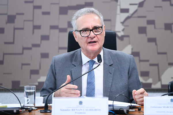 O senador Renan Calheiros (MDB-AL) O senador Renan Calheiros (MDB-AL)