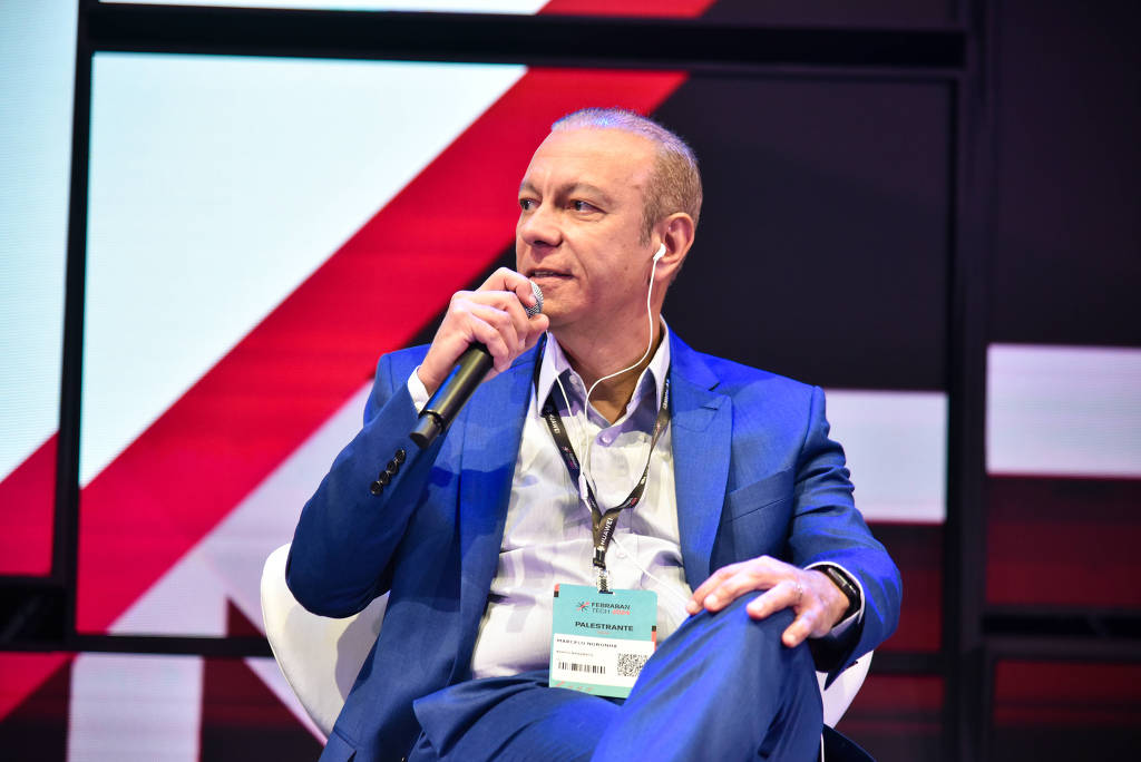 O presidente do Bradesco, Marcelo Noronha, durante a Febraban Tech 2024, em São Paulo